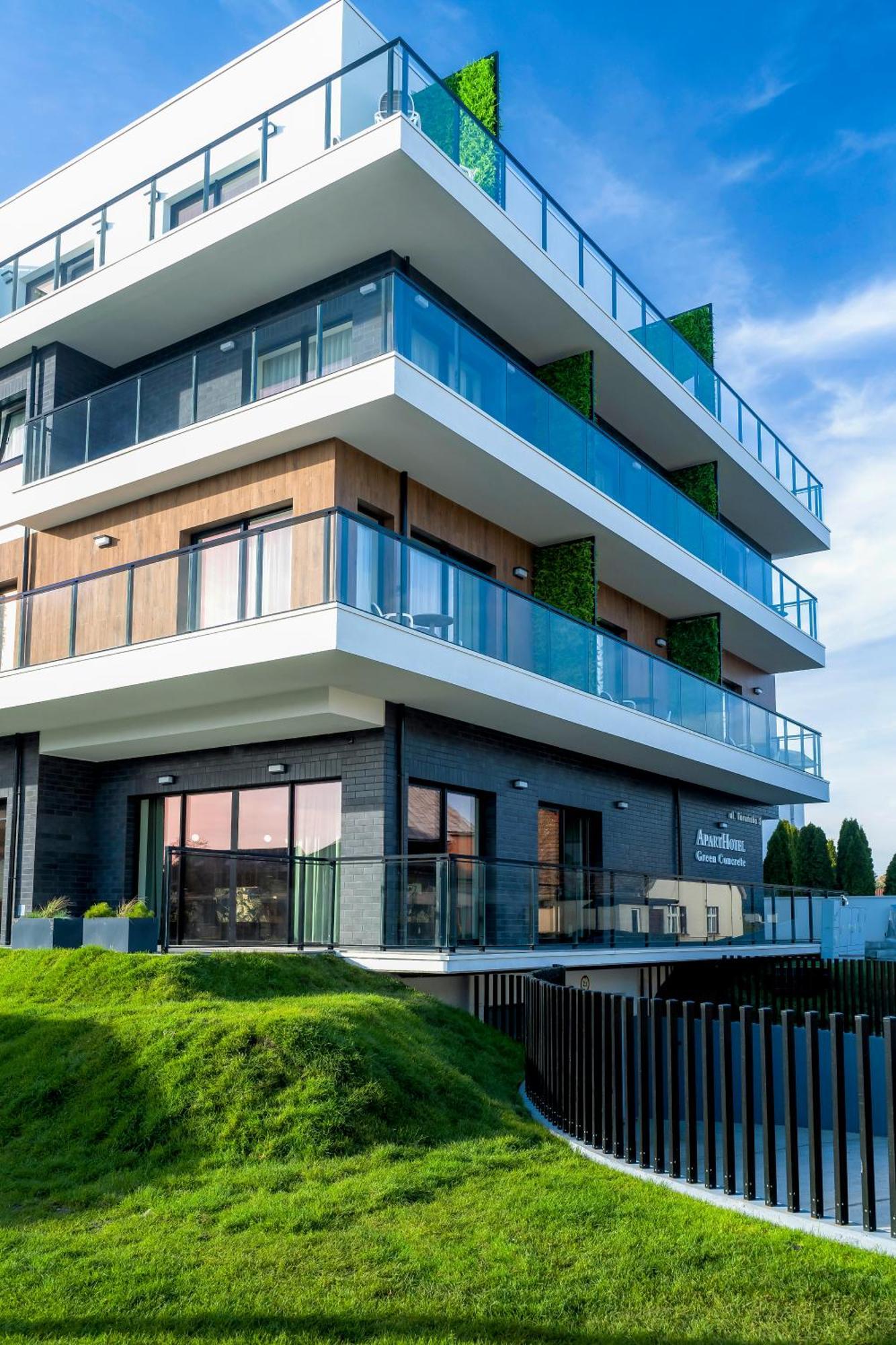 Aparthotel Green Concrete - Eko-Bus Na Plaze, Rowery I Masaze Свіноуйсьце Екстер'єр фото